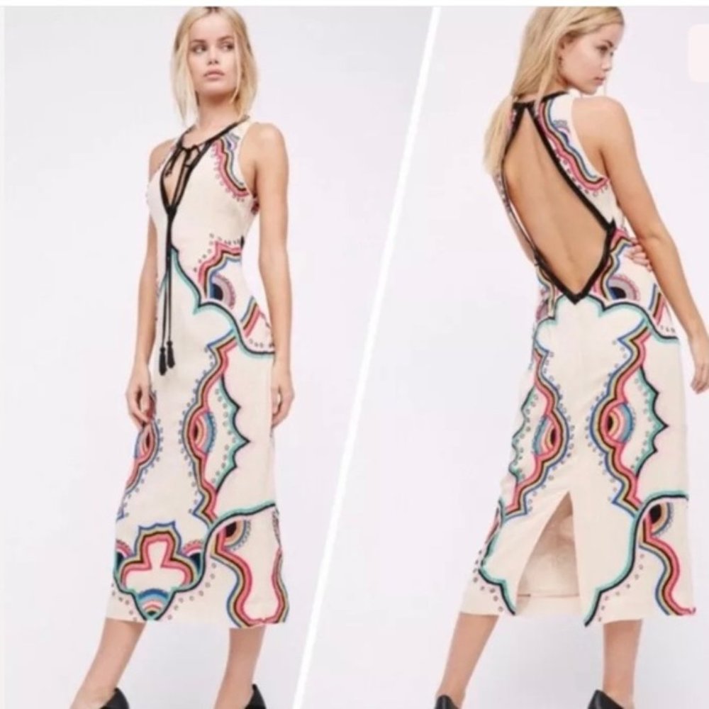 Limited Edition! Free People Beaded Midi Dress